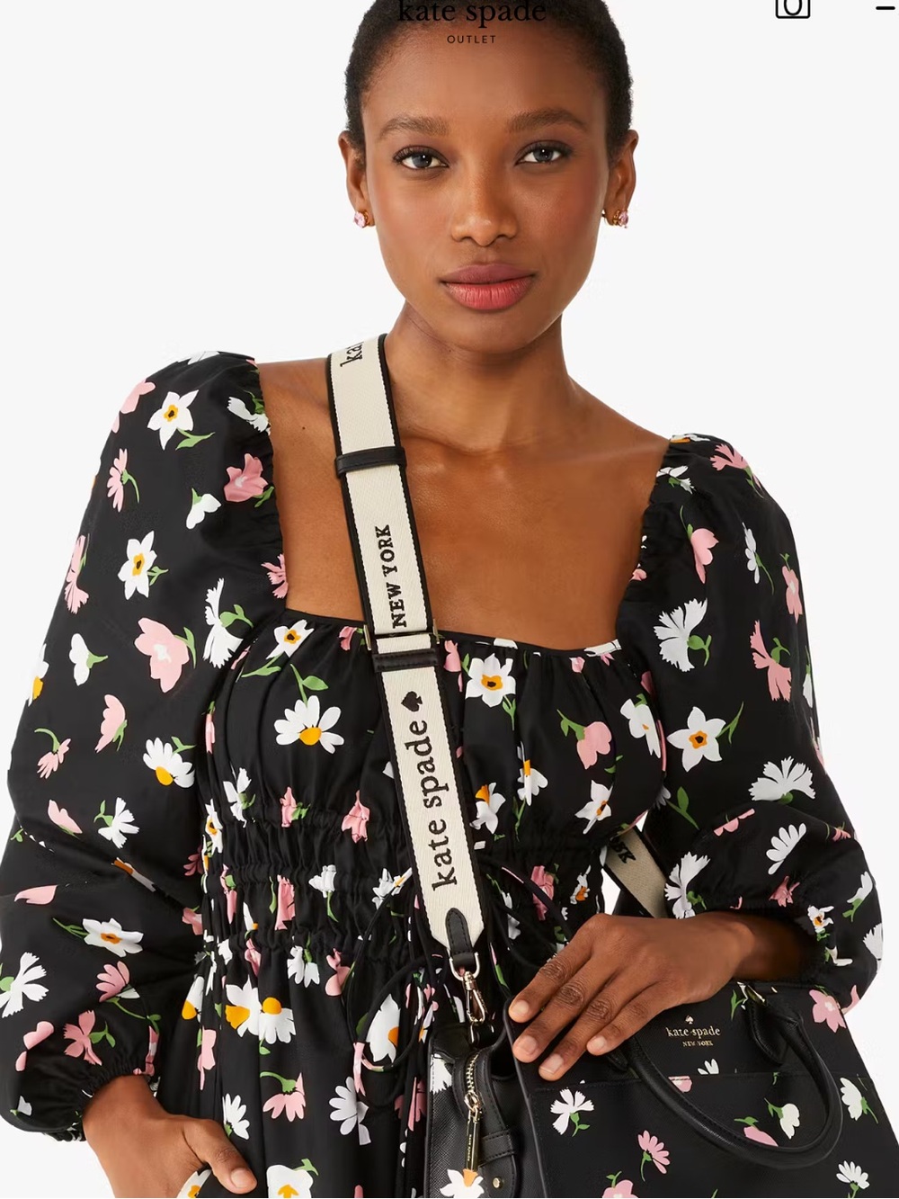 NWT Kate Spade Logo Webbing Bag Strap